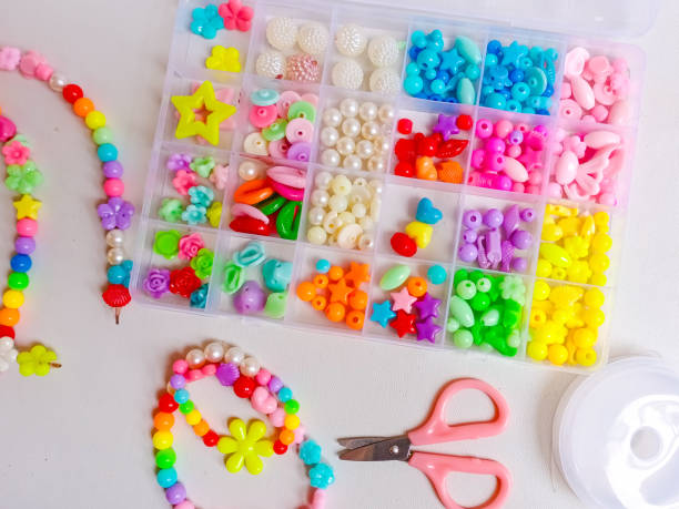 istock Colorful bead kit for creative jewelry making 2206018781