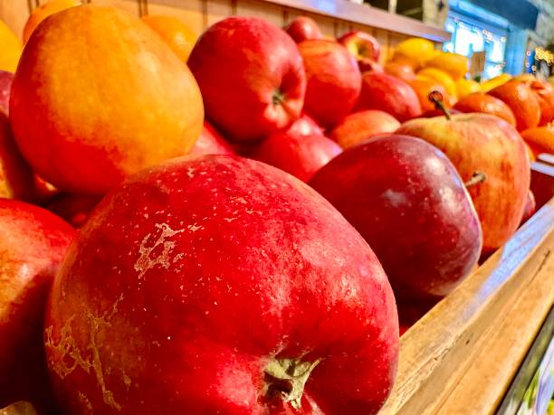 istock Fresh raw apples for sale 2206026095