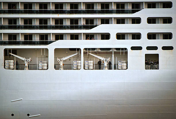 Fred Olsen's Borealis cruise ship mored in La Coruna harbour on the North coast of Spain