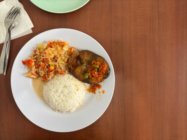 istock fried tuna topped with spicy sambal petai 2206031404