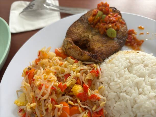 istock fried tuna topped with spicy sambal petai 2206031407