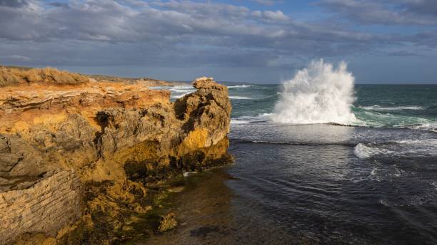 istock Sunset splash at Mornington Peninsula 2206033542