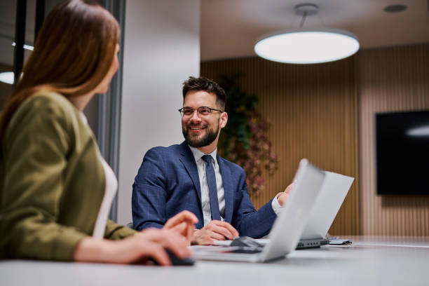 istock Businesspeople discussing during a meeting in the office 2206047257