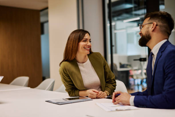 istock Businesspeople discussing during a meeting in the office 2206048938