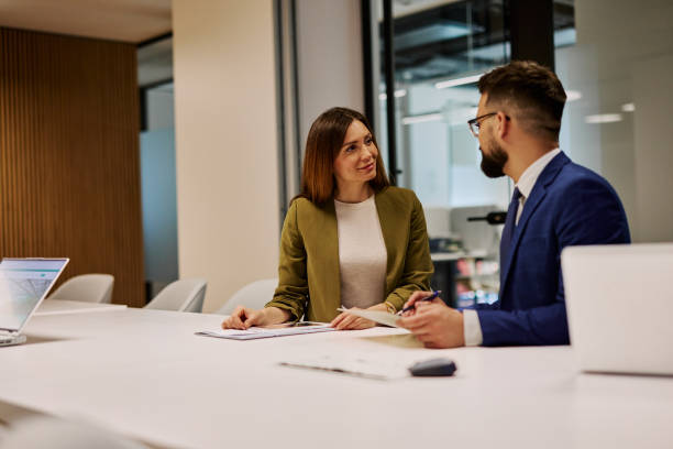 istock Business people discussing during a meeting in the office 2206048952