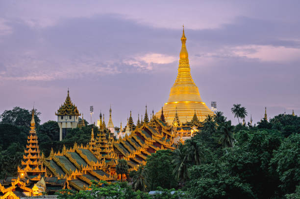Shwedagon Paya in Yangon, Burma