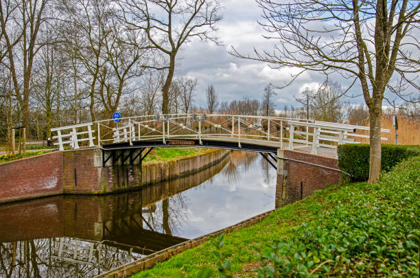 istock Bridge for pedestrians and cyclist 2206062531