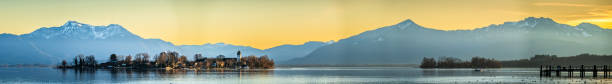 landscape at the chiemsee lake - bavaria