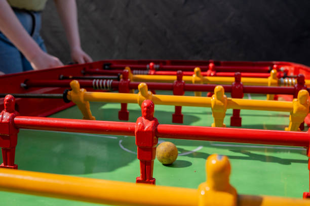 istock Close-up of a foosball table 2206072361