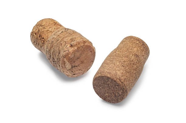 istock Natural cork bottle closures in upright and horizontal positions 2206074959