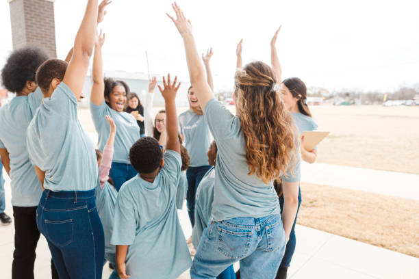 istock Diverse Group of Volunteers Working Together, Teamwork and Community 2206081019