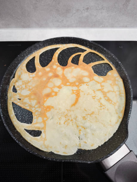 istock Cooking decorative crepe for shrove tuesday, maslenitsa or breakfast in prague 2206086164