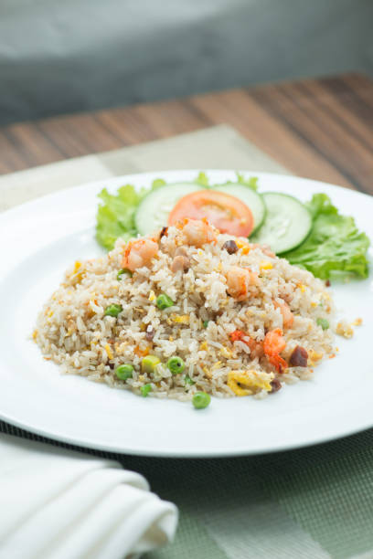 istock Asian fried rice, fried rice served with soy sauce, chili paste. 2206116406