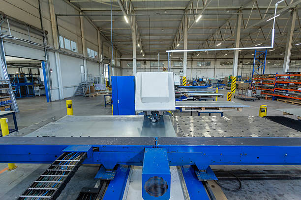istock sheet metal cutting shop, industrial metal processing general view 2206121405