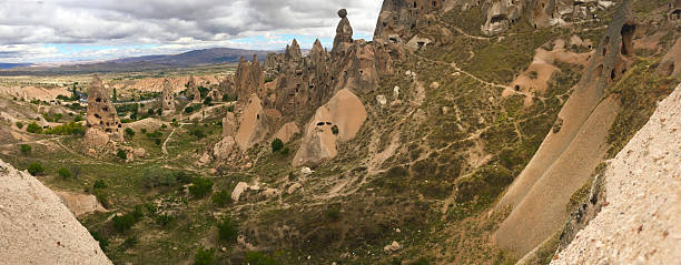 istock Expansive rocky landscape under cloudy sky with dramatic natural textures 2206123413
