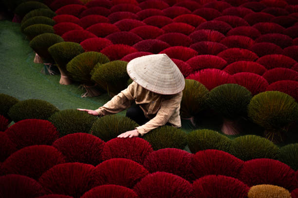 istock Colors of incense 2206123515