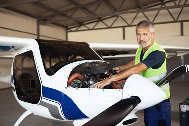 istock A mechanic servicing a jet aircraft 2206138386