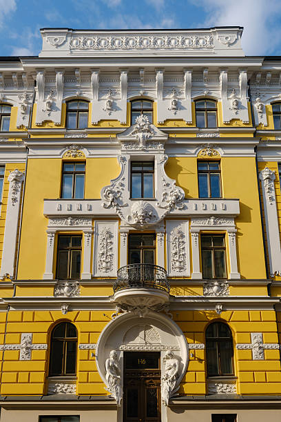 istock Ornate Historic Building Facade in Riga Latvia 2206141068