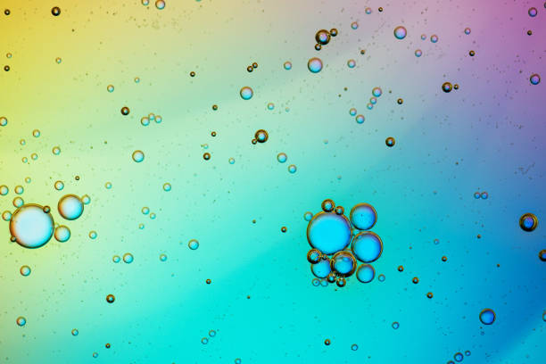 Gel serum texture. Make-up and cosmetics texture background, skincare product and beauty cream. macro close up.