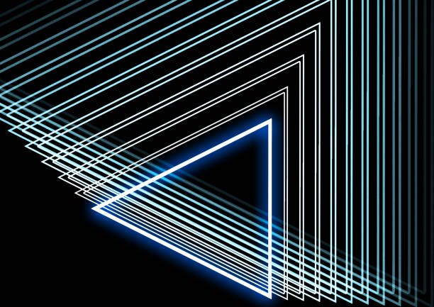 Abstract dark geometric digital background.