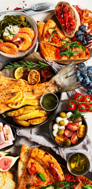 istock Assortment of Italian pasta dishes. 2206165735