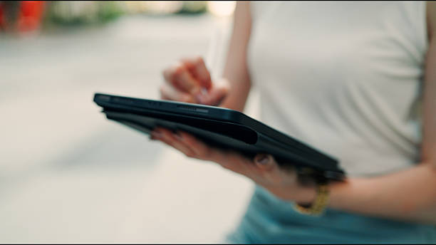 Sydney, Australia - September 5, 2011: Person holding an ipad showing Youtube