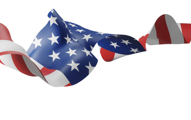 istock USA or American flag isolated on white background 3D render 2206167789
