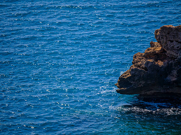 blue sea and beautiful rocks