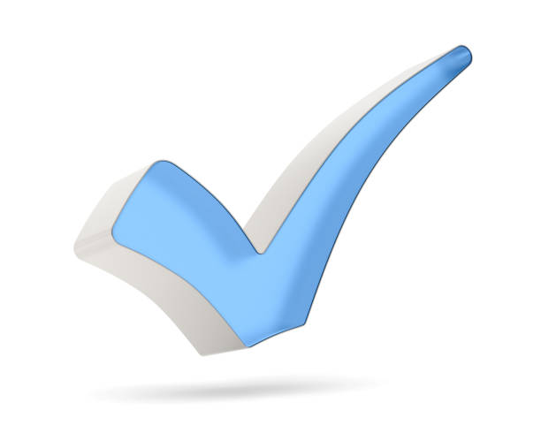 istock check mark sign on white background. Isolated 3D illustration 2206170401