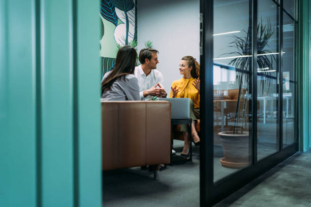 istock Business persons on meeting in the office. 2206170950