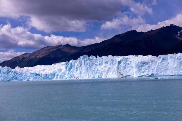 A view of the magnificent Perito Moreno Glacier in Argentina, which is one of the largest reserves of fresh water in the world