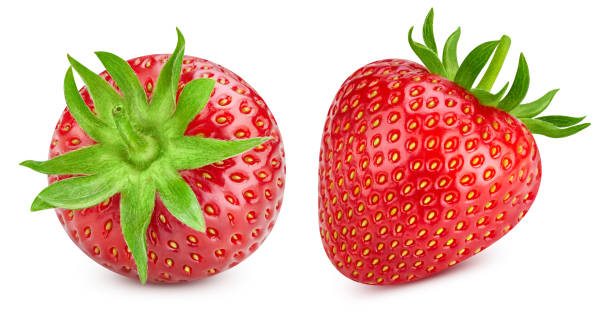 istock Fresh strawberry orange isolated on white background 2206174852