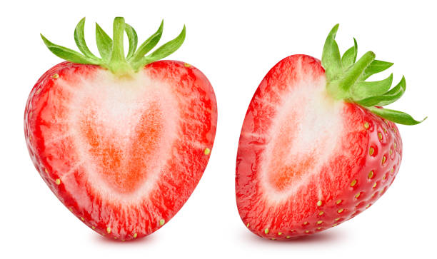 istock Fresh strawberry orange isolated on white background 2206175029