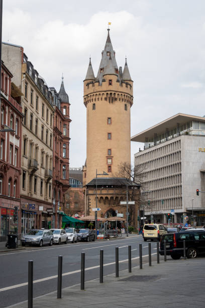 istock Eschenheimer Turm (Café Eschenheimer Turm), Gothic Tower in Frankfurt 2206182621