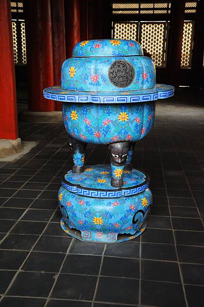istock Cloisonne incense burner in Seoul temple 2206183336