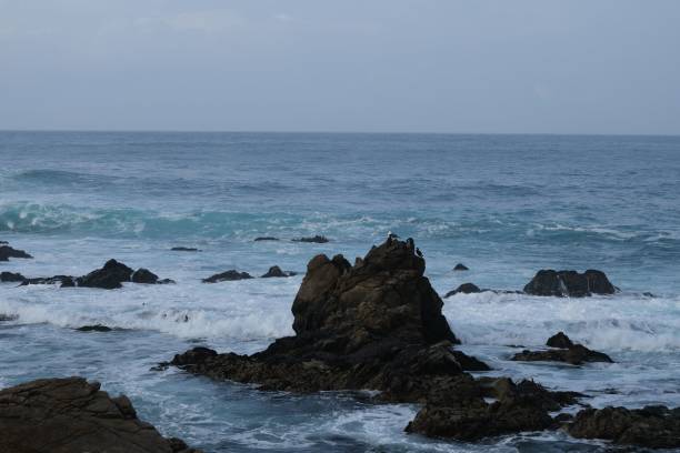 istock Scenic view of a rocky shoreline. 2206183603