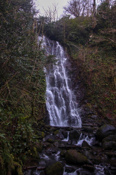 istock Mirveti waterfall in the forest, Georgia 2206186815
