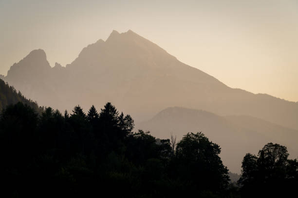 Bavarian Alps, The German Alps or Bayerische Alpen Mountain Range in Bavaria Germany