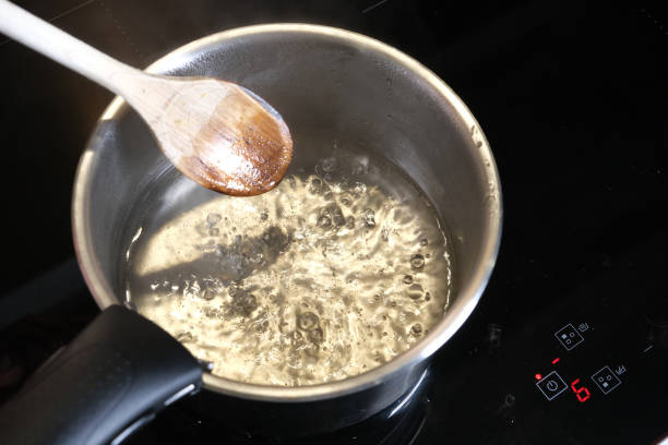 istock Steps to prepare kunefe, a traditional Turkish dessert. 2206198108