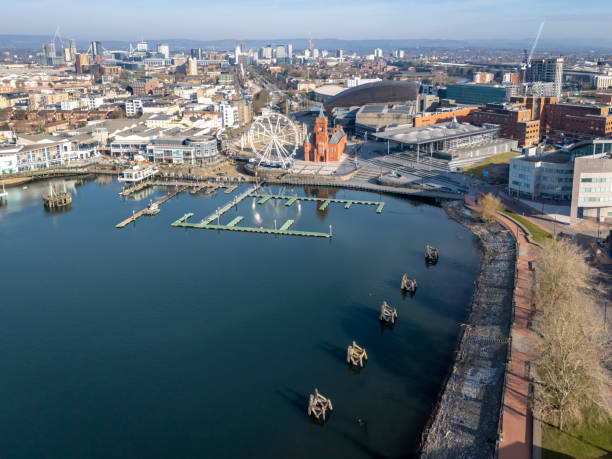 istock Aerial view over Cardiff Bay 2206199522