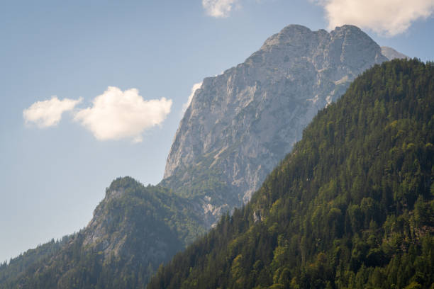 Hintersee Lake and Ramsau in the Bavarian Alps, Germany on a Clear Day