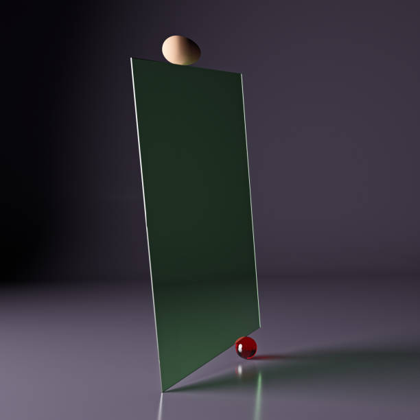 Precarious Balance – Egg on the Edge of a Glass Panel