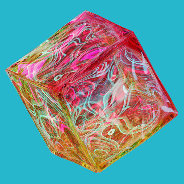 reflective abstract background composed by glass rectangles.