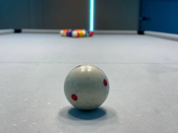 istock Billiard ball game in a private room environment 2206217926