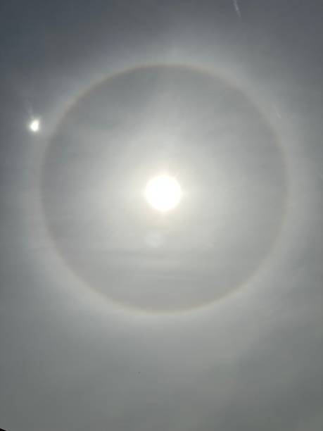 istock Full circle Sun solar halo 2206217981