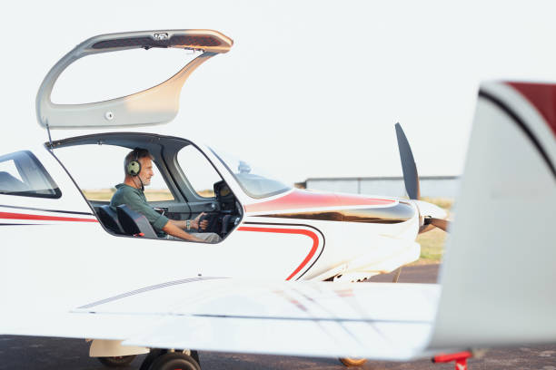 istock The pilot is setting up the jet for takeoff 2206219104