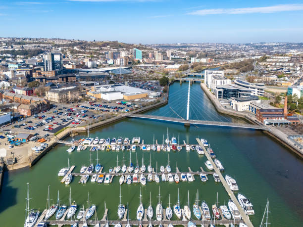 istock The Sail Bridge Swansea 2206230005