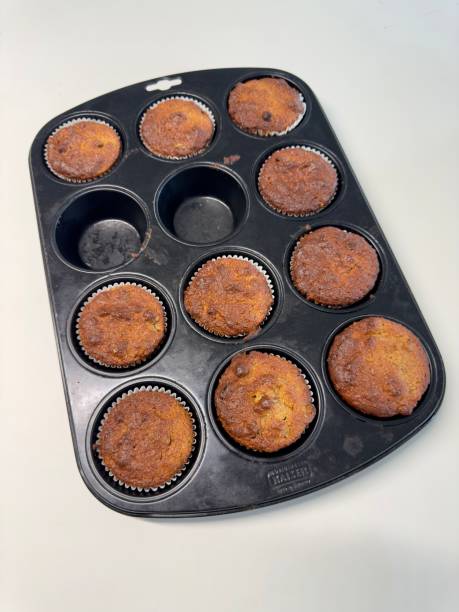 istock The muffins have a golden-brown crust. 2206230097