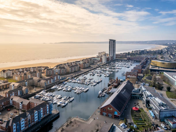 istock Tawe Basin Marina in Swansea 2206230180