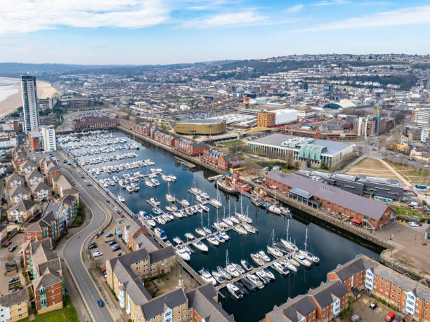istock Tawe Basin Marina in Swansea 2206230268